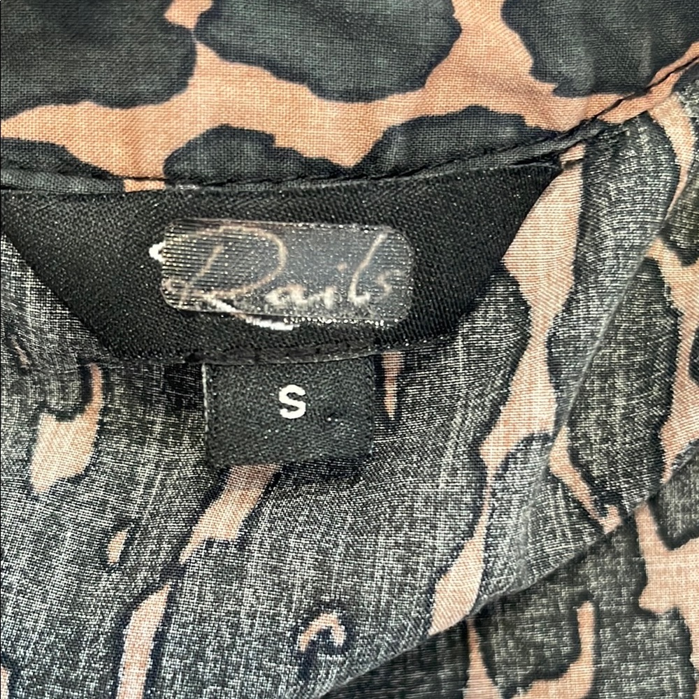 Rails Ariana Leopard Print Top, S - Picture 5 of 13